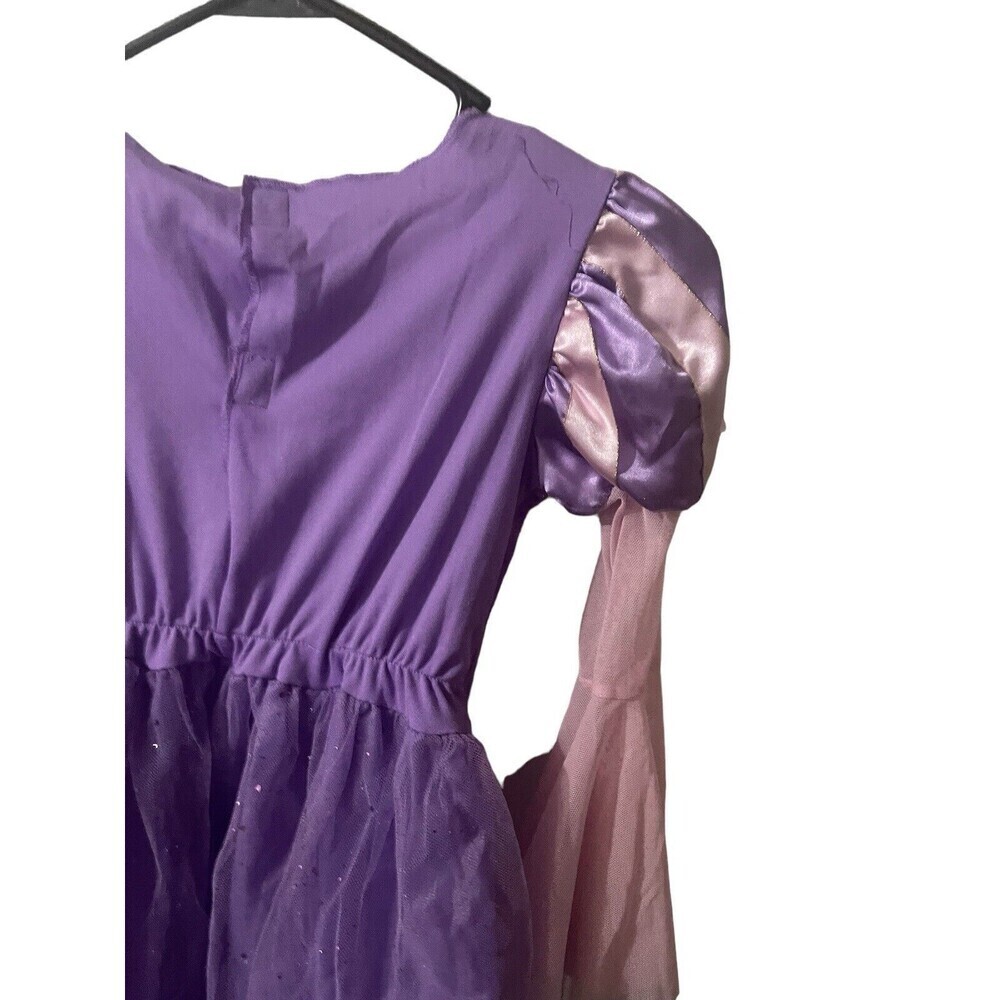 Disney Rapunzel Up Dress Purple Princess Halloween Costume Dress Up  5-6 Years - Picture 15 of 16